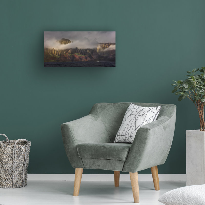 Art sur toile, falaise bolognaise, H 10 po x l 19 po