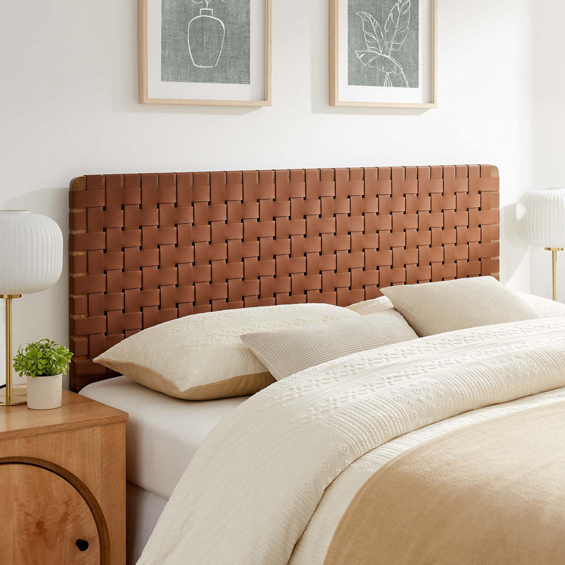 Modway Sparta Upholstered Headboard, Brown, Queen