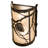 Jaems Steel Flush Mounted Sconce