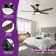Modern Ceiling Fan with Light 48'' 5-Blade Ceiling Fan With Light Kit And Dimmable LED Light Kit