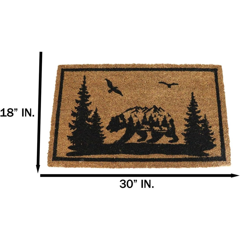 Paillasson rustique Western Black Bear