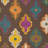 Tomo Hand Woven Flat Weave Wool Pile Ikat Rug-19263532