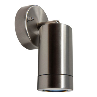 Stainless Steel LED Armed Sconce