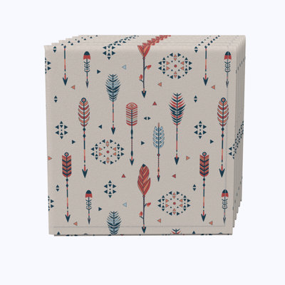 100% Cotton Geometric Square Napkin