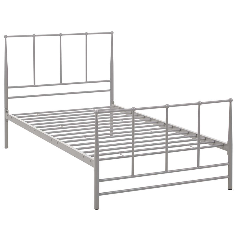 Estate Cottage Platform Bed, Gray, Twin