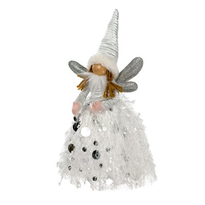 White Angel Doll LED Figurine -  The Holiday Aisle®, 2D07CF9B9DA346148E13298E0A3B3E72