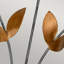 Topsfield Steel Candle Wall Light