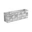 Barre de salle de bain rectangulaire en cristal à 4 lumières sur miroir
