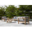Canapé de patio en teck Maro avec coussins Sunbrella-14994086