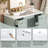 Elegant Bathroom Vanity With Ceramic Sink – Space-Saving Design Featuring Soft-Close Doors, 2 Double-Layer & 2 Standard Drawers, Adjustable Shelf