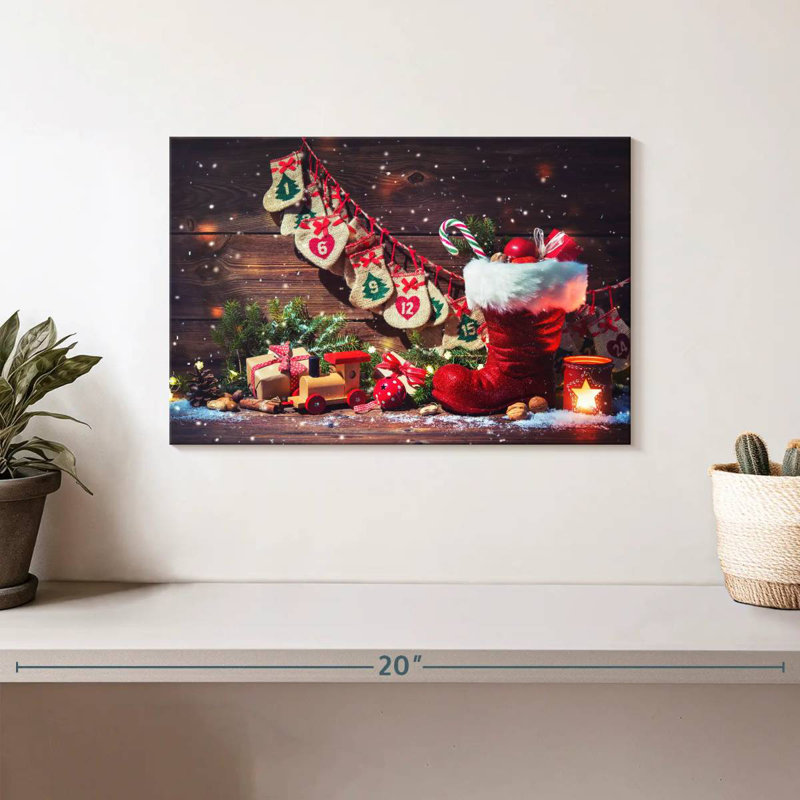 Concept de Noël, H 8 po x l 12 po