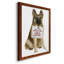 «Gerie Love and German Shepherd», reproduction d'un seul cadre photo sur toile-88378380-88378383