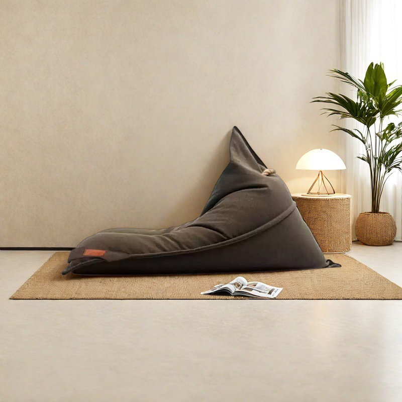 Fauteuil à billes léger et luxueux, Brun