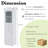 63-Inch Tall Freestanding Bathroom Storage Cabinet With 2-Drawer-834565419