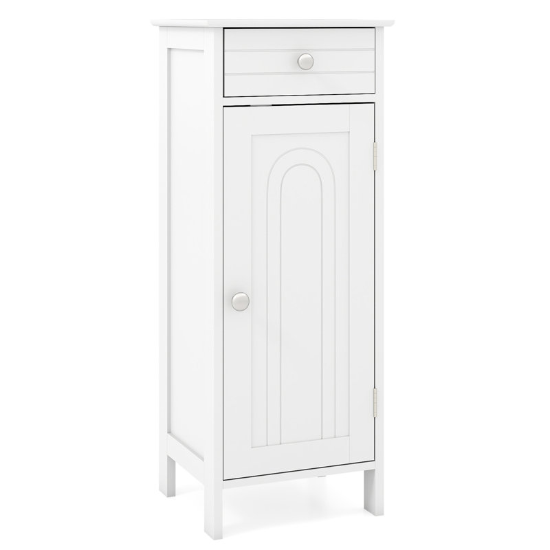 Freestanding Bathroom Cabinet, White