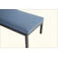 Chaise longue de patio avec dossier réglable, fauteuil inclinable d'extérieur à tissage croisé durable équipé de roulettes lisses-17440507