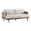 72" Square Arm 3-Seater  Upholstered Sofa-524341354