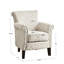 Chaise en bois massif et contreplaqué, dossier serré, accoudoirs ronds, P 31 po x H 33,79 po, chaise à dossier multicolore, l 29,53 po