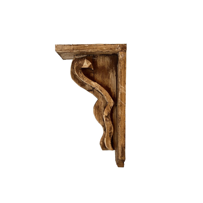 20'' H x 11'' W x 5'' D Wood Bracket / Corbel, Brown