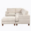 Modular Sectional Sofa with Ottoman L Shaped Corner Sectional for Living Room