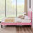 Queen Platform Bed Frame with Velvet Upholstered Headboard and Wooden Slats Support, Mattress Foundation/No Box Spring Needed-950660878-962680629