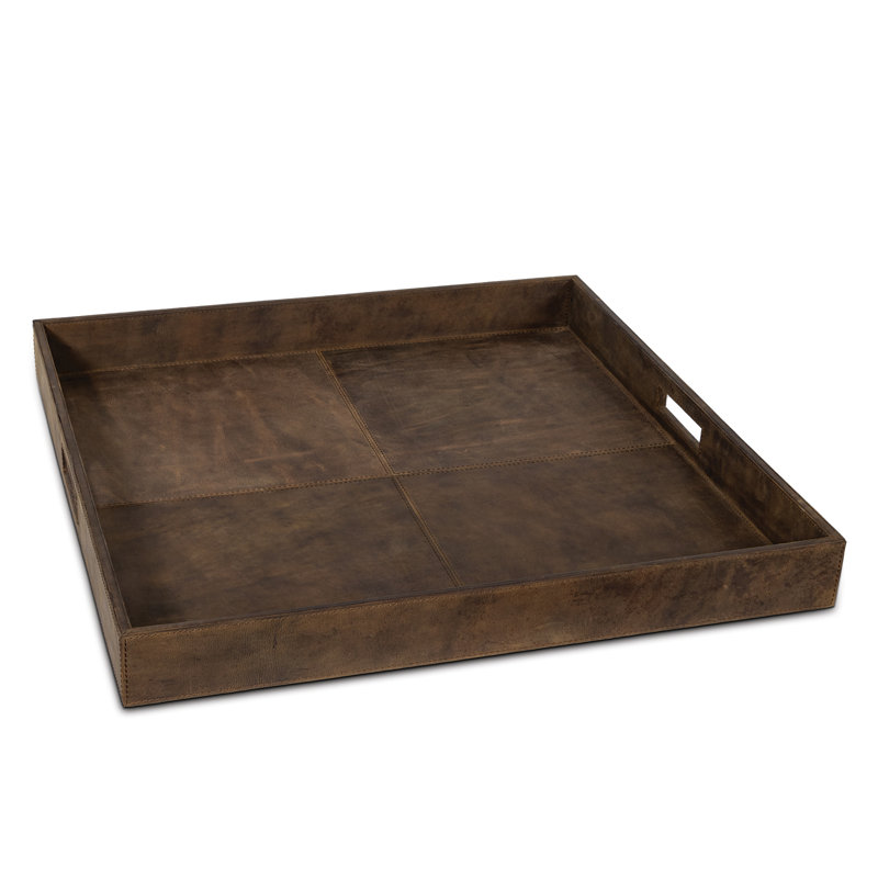 Derby Decorative Tray, Brown