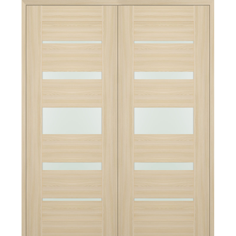 Porte pré-suspendue standard Avon 07-03, 47,75 po x 95,24 po, Pacane, Droite