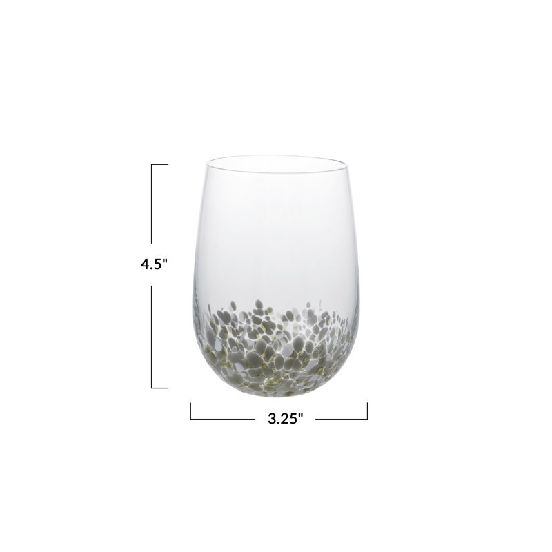 Confetti Drinking Glass