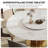 Simple Artificial marble Round Dining Table Set