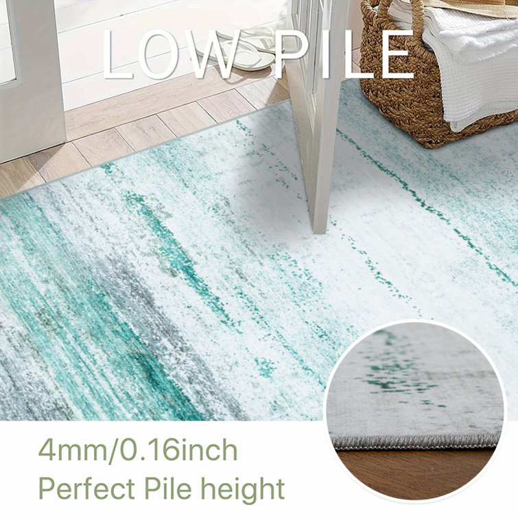Tapis gris / blanc / vert Modern