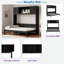Lit escamotable avec 2 armoires de rangement et tablette ouverte Murphy-1683080105