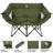 Wakeman Outdoors Double Camping Chair - Foldable Portable Couch with Cupholders and Padded Seats - Two-Person Camp Chair with Carrying Bag-735560764