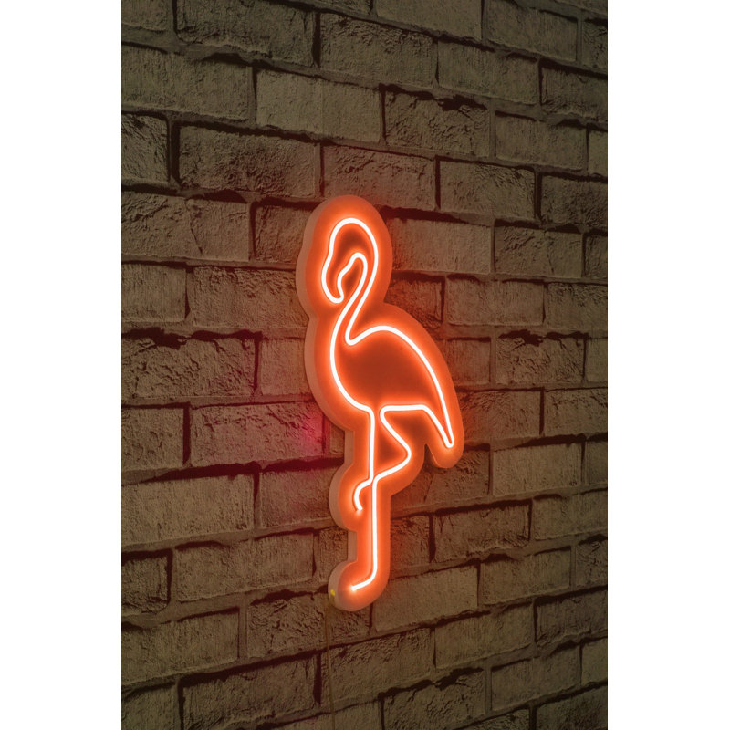 Bande lumineuse néon flexible à DEL, rouge, 16,5 x 9,1 x 0,8 pouces | IP67 imperméable, 22,7 W | DC 12 V, 8 W à 10 W / mètre | Gabarit en mousse de PVC, système de suspension murale intégré | Parfait pour la décoration intérieure, les fêtes et les événements