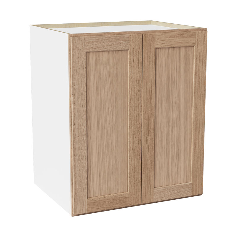 Armoire de cuisine en bois massif prête à assembler, 30", 36", Chêne Redondo