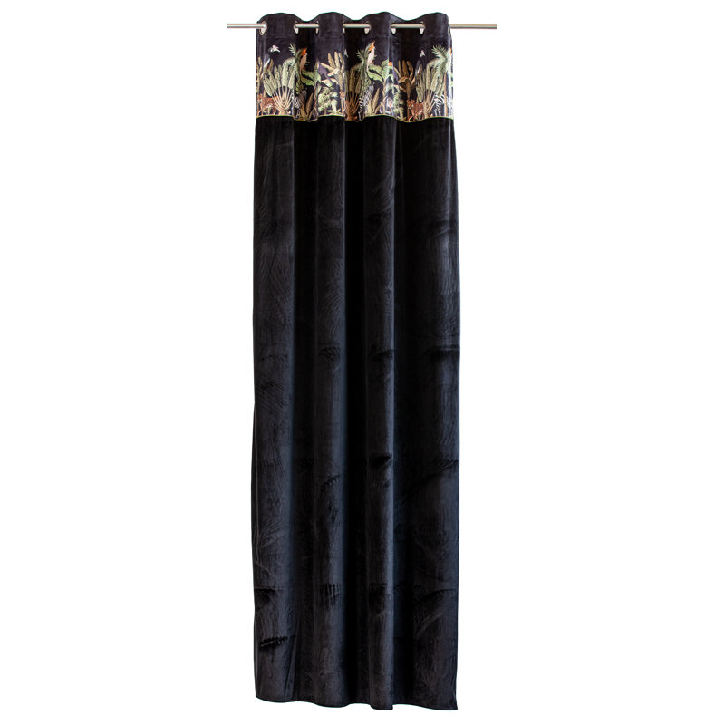 Randalia Room Darkening Curtain Single Panel