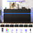 9 Drawers Dresser with LED Lights and Charging Station-1416974391