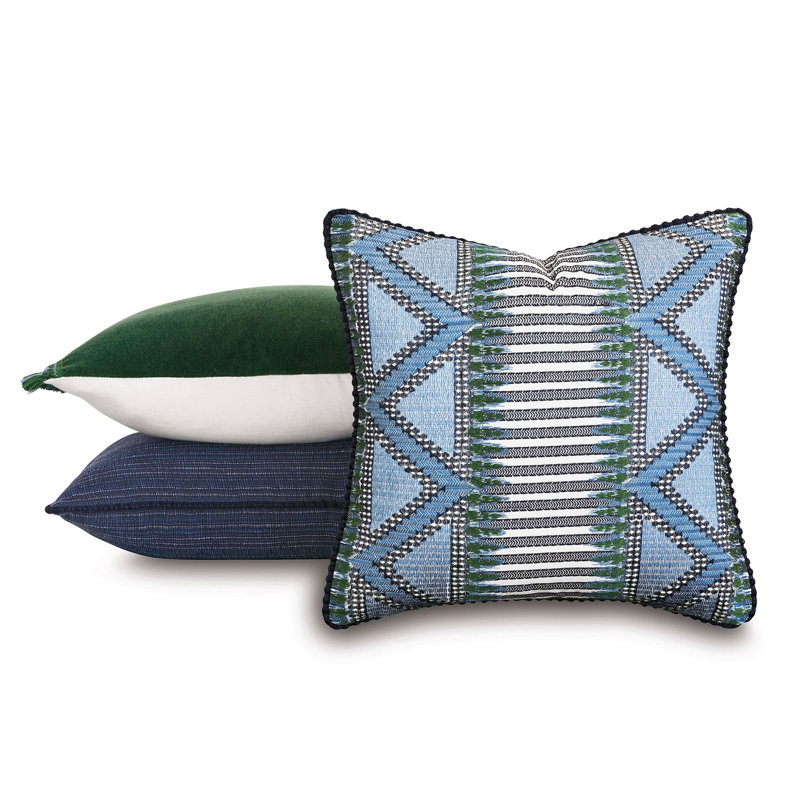 Corona Del Mar Pillow Cover & Insert, Rectangle 15"H x 26"W