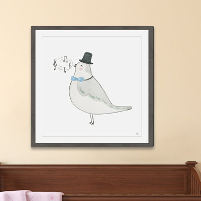 «Classic Bird», reproduction d'art encadrée