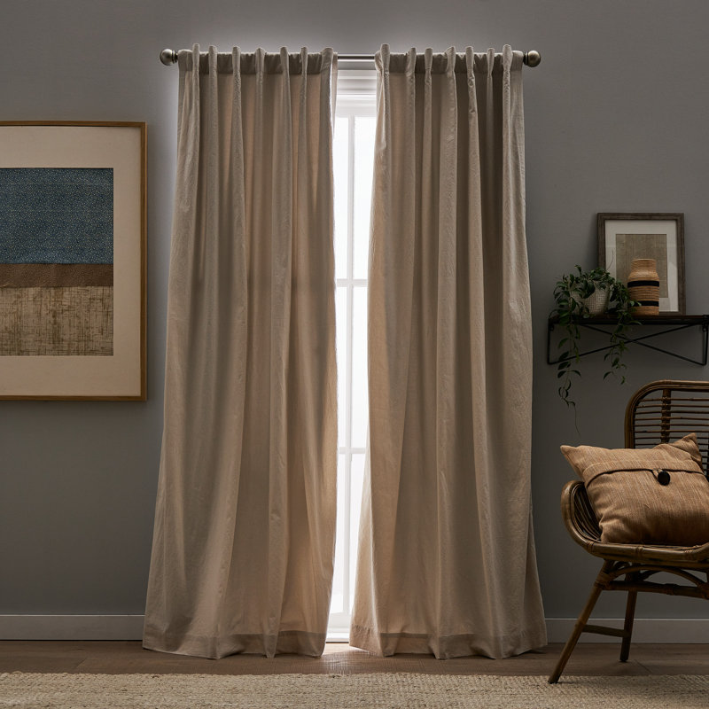Paire de rideaux obscurcissant Peri Home Sanctuary, Lin, L 50 po x L 95 po