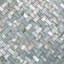 Feuille de mosaïque en porcelaine Splendor l 11,81 po x L 11,81 po