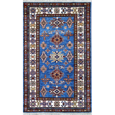 Traditional One-of-a-Kind Rectangle 3'3" X 5'3" Hand Knotted Area Rug