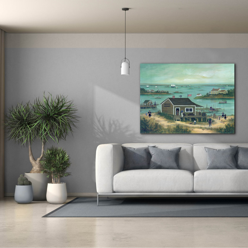 Toile épique Graffiti «Low Tide» par JL Munro, 54 po x 40 po