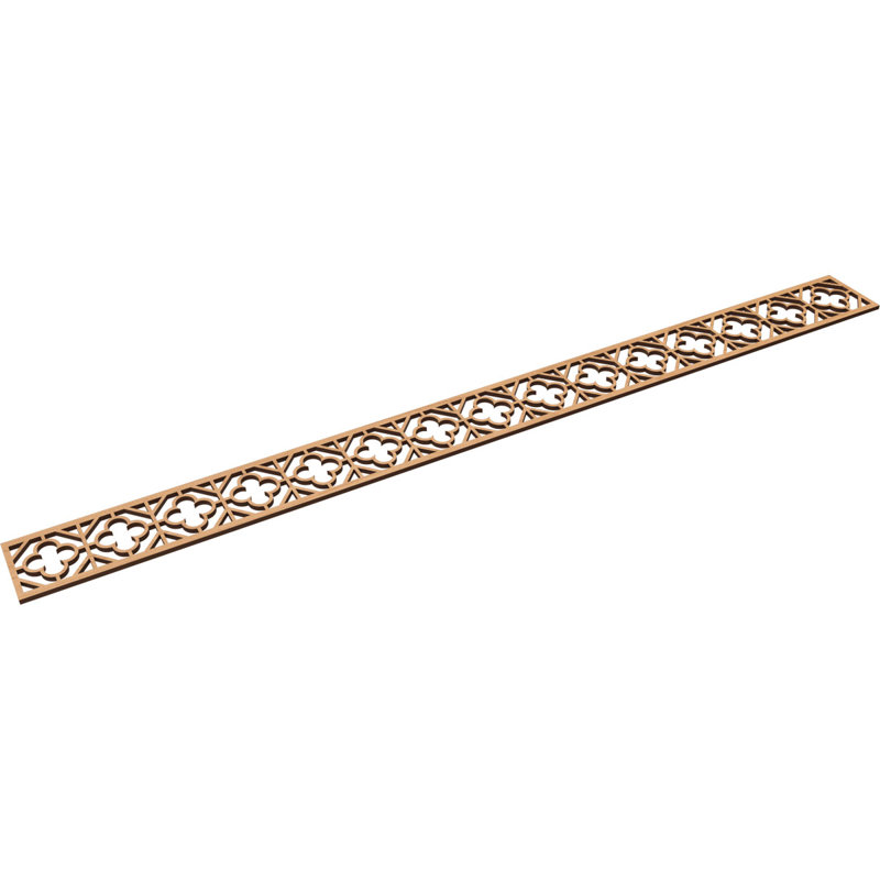 Moulure Hazelton, H 4 po x l 46,375 po x P 0,25 po, Érable