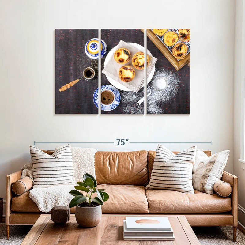 Yarlin Pastel De Nata Dessert, 36" H x 57" W