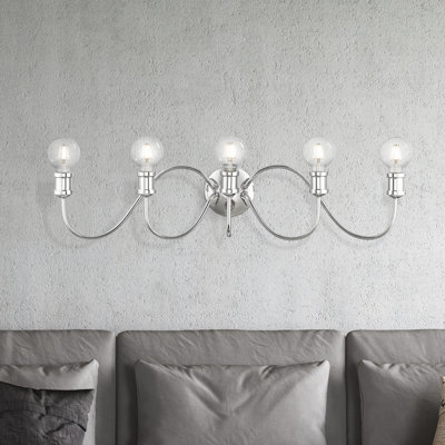 Éclairage de salle de bain à intensité variable 5 lumières Grogan