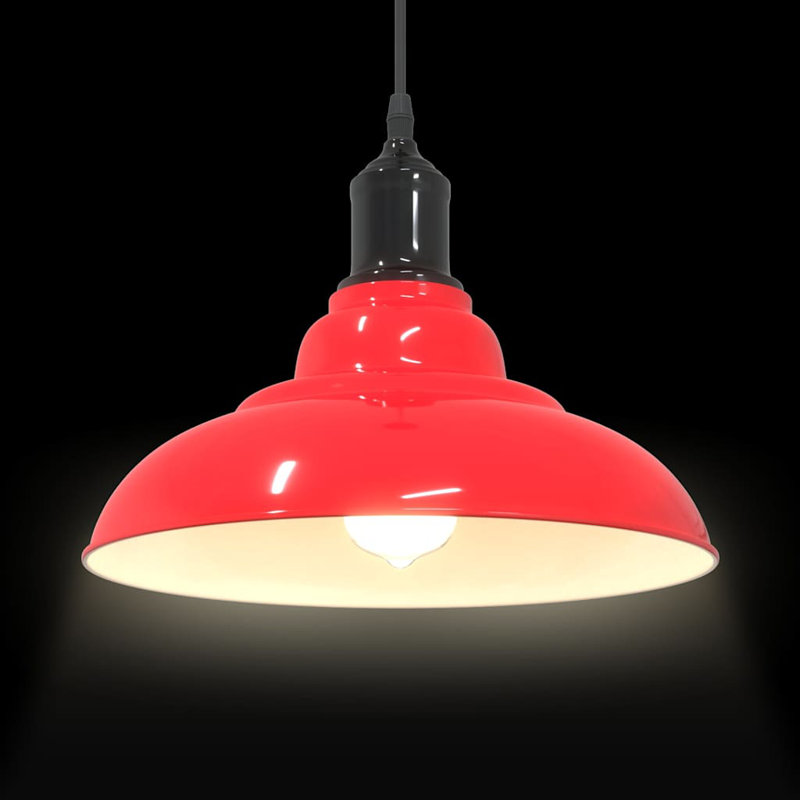 Adalinne 1 - Light Gloss Orange Pendant, Gloss Red