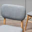 Chaises en tissu, ensemble de 2