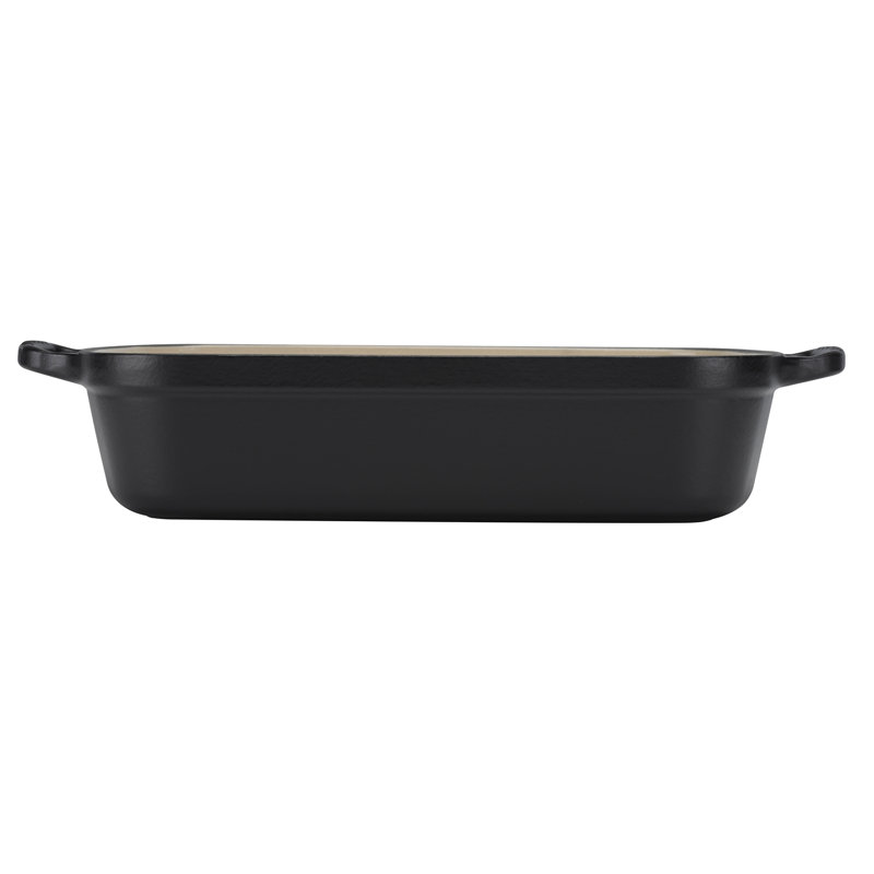 Le Creuset Signature Cast Iron Roaster, Satin Black, 33cm / 4.9L