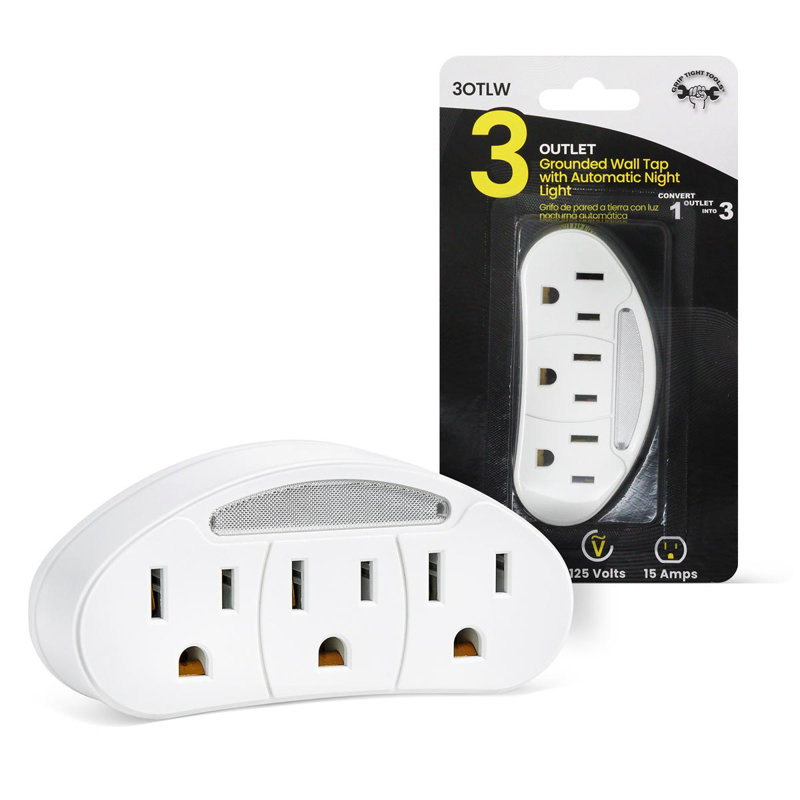 Grounded Wall Tap Outlet
