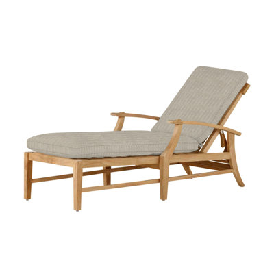 Chaise croquet en teck sans roulette - teck naturel
